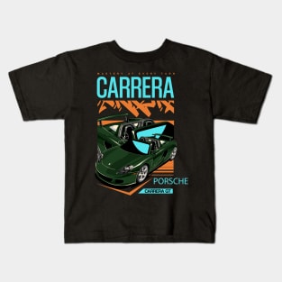 Exotic Porsche Carrera GT Kids T-Shirt